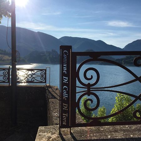 Ferienwohnung Casa Sul Lago Nonna Gio' Colle di Tora Exterior foto